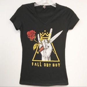 Fall Out Boy Women’s‎ Short Sleeve Graphic Tee Medium